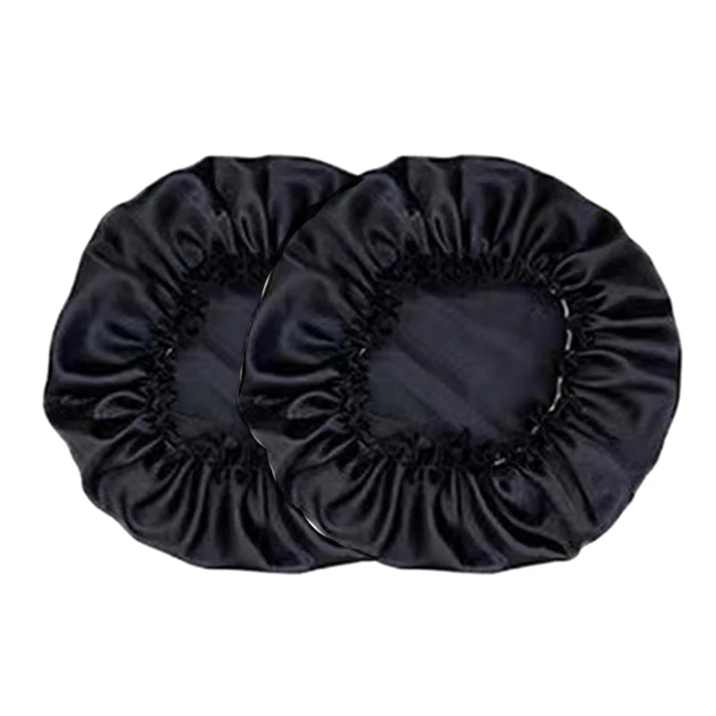 Heat-Free Satin Hair Curler and Silk Sleeping Cap Set