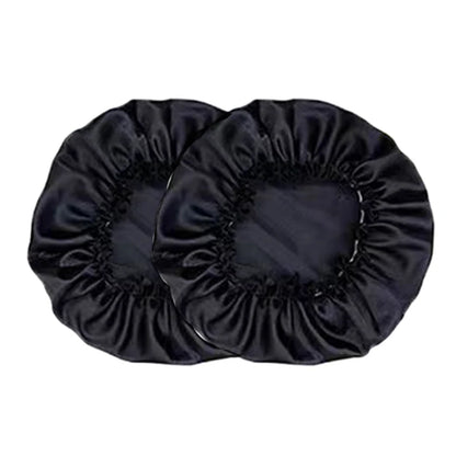 Heat-Free Satin Hair Curler and Silk Sleeping Cap Set