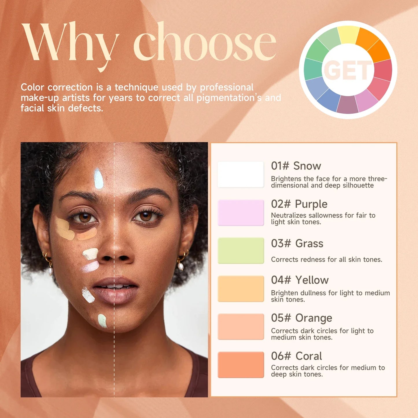 Natural Liquid Foundation Concealer Color Adjuster