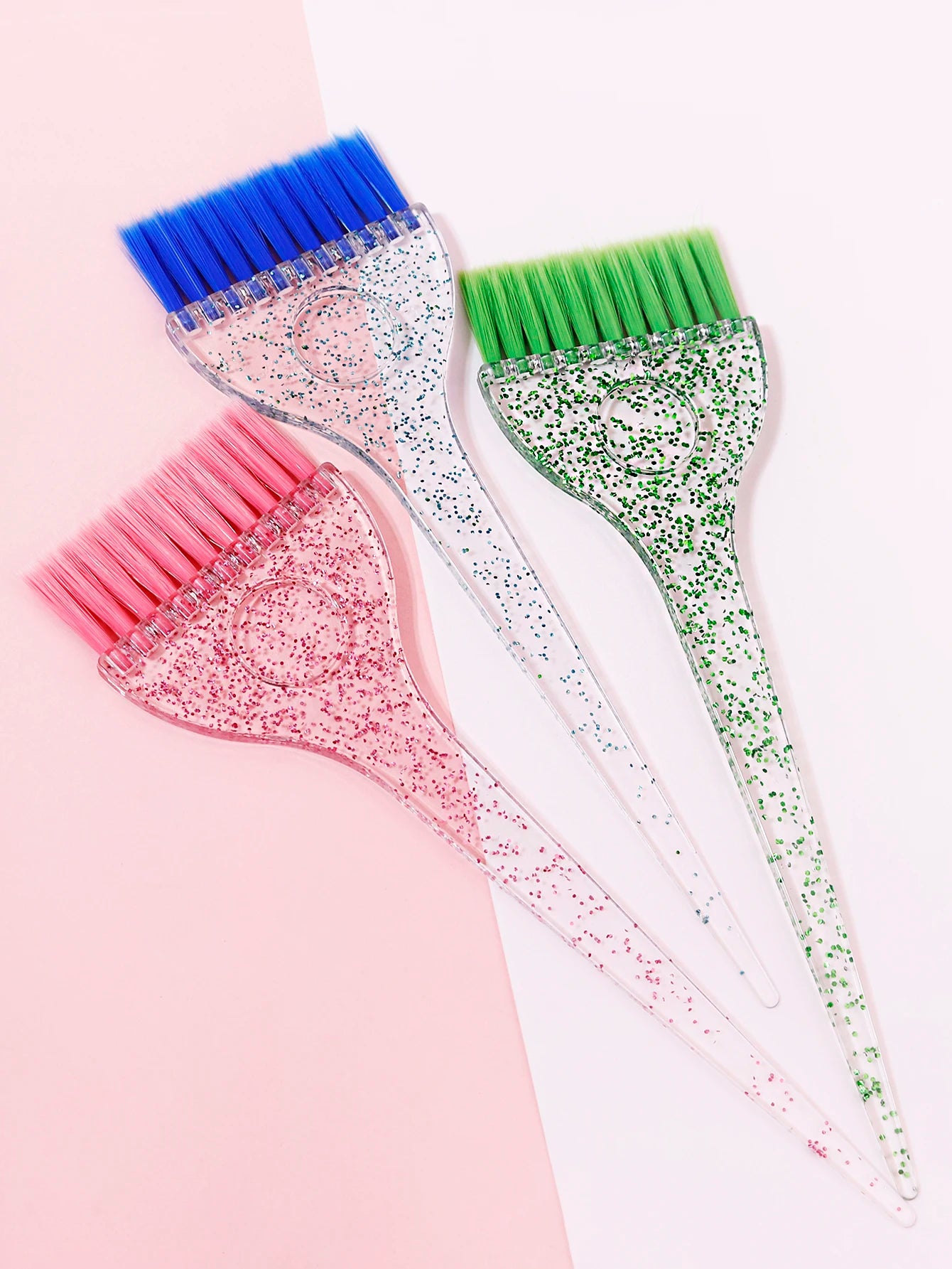 Professional Crystal Hair Dye Brush for Home and Salon Coloring