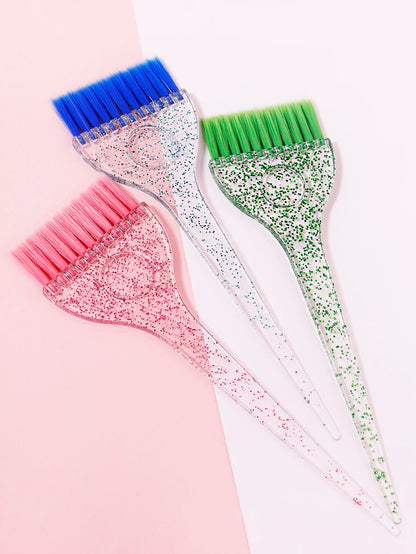Professional Crystal Hair Dye Brush for Home and Salon Coloring