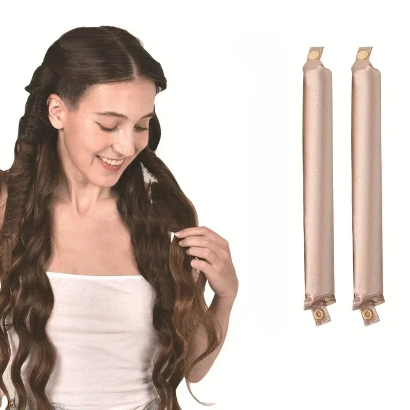 Heatless Satin Curling Rod Headband