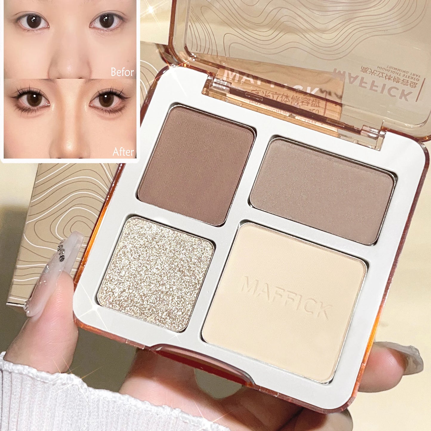 Four-Color Highlight and Contour Palette