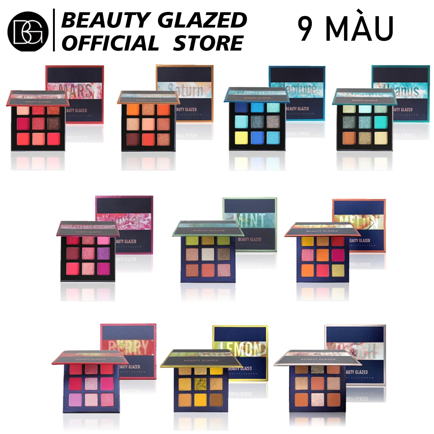 Multi-Color Pearlglaze Matte Eyeshadow Palette