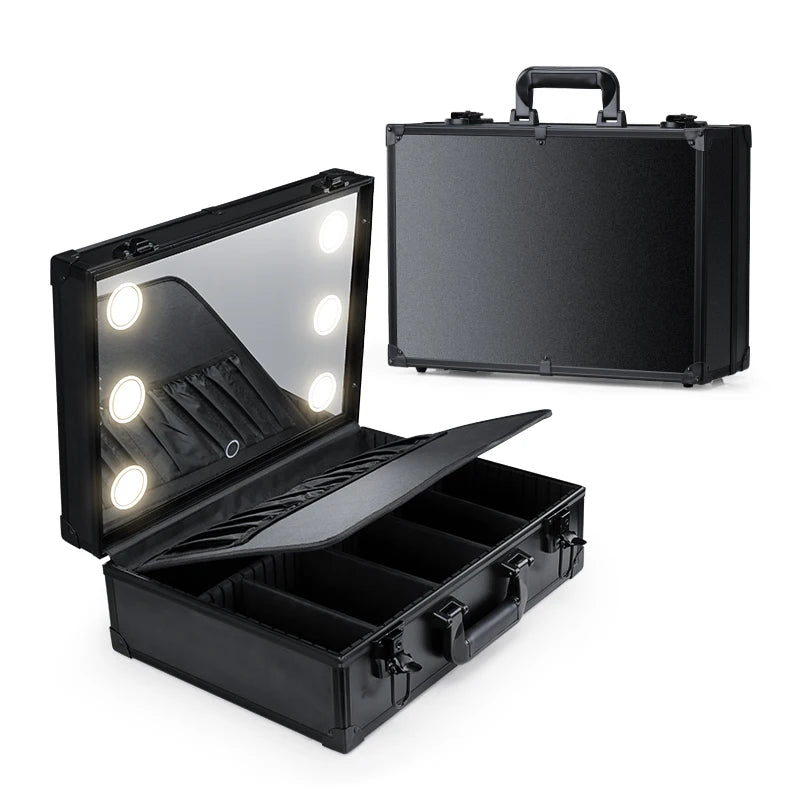 LED Lighted Makeup Travel Case