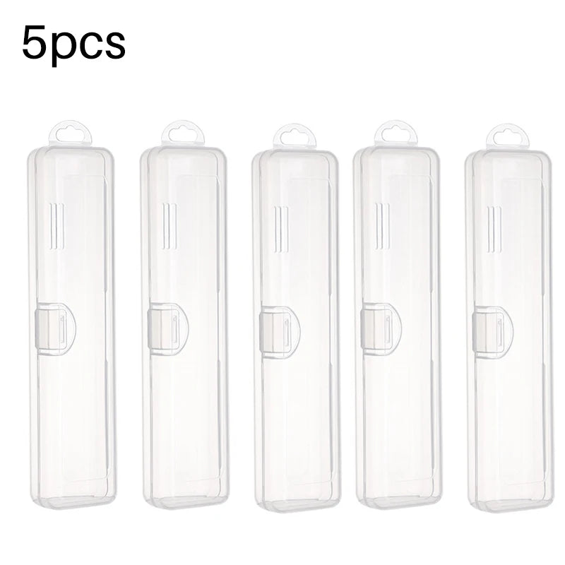 Transparent Makeup Brush Storage Box