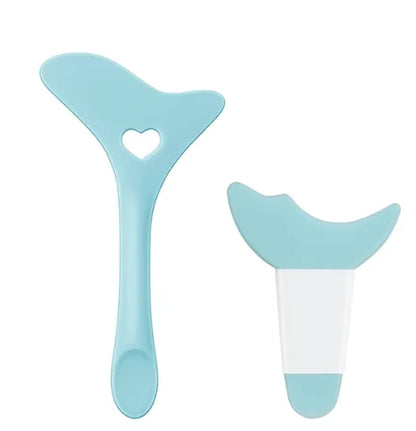 Reusable Silicone Eyeliner Stencil and Mascara Shield Set