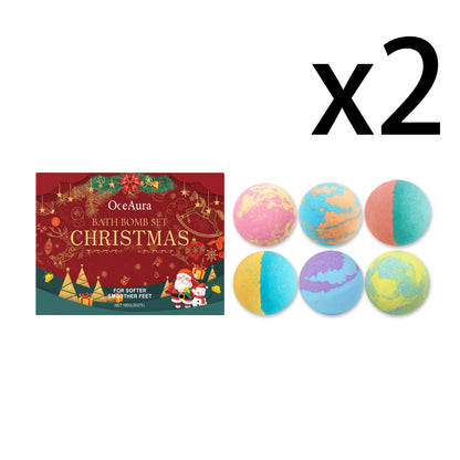Christmas Colorful Foam Bath Bombs