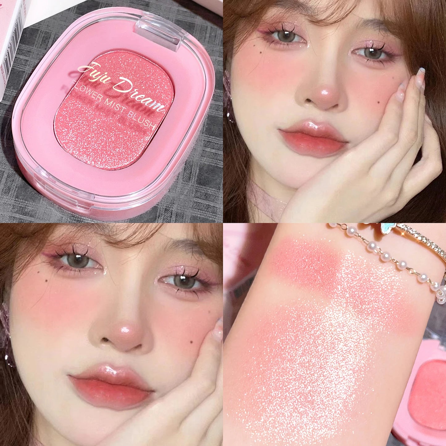 Monochrome Matte Flower-Mist Blush