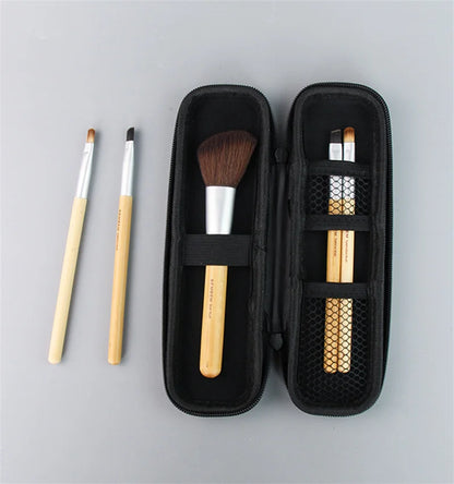 Long Zipper Travel Makeup Brush Bag