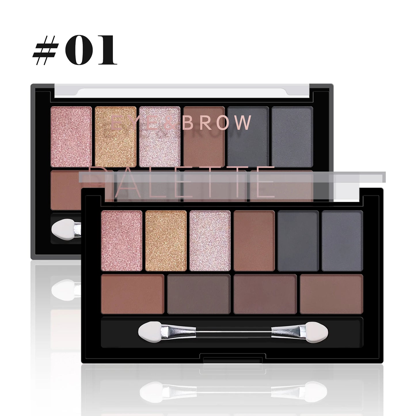 Ten-Color Nude Eyeshadow Palette