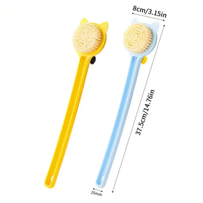 Long-Handle Soft Bristle Back Brush