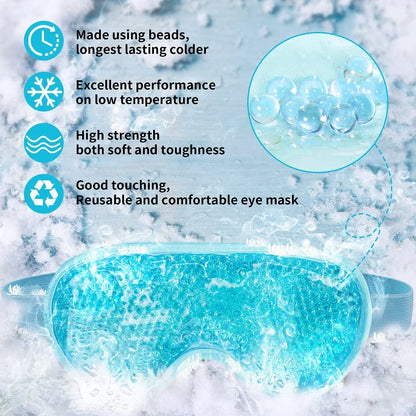 Reusable Hot and Cold Gel Eye Mask