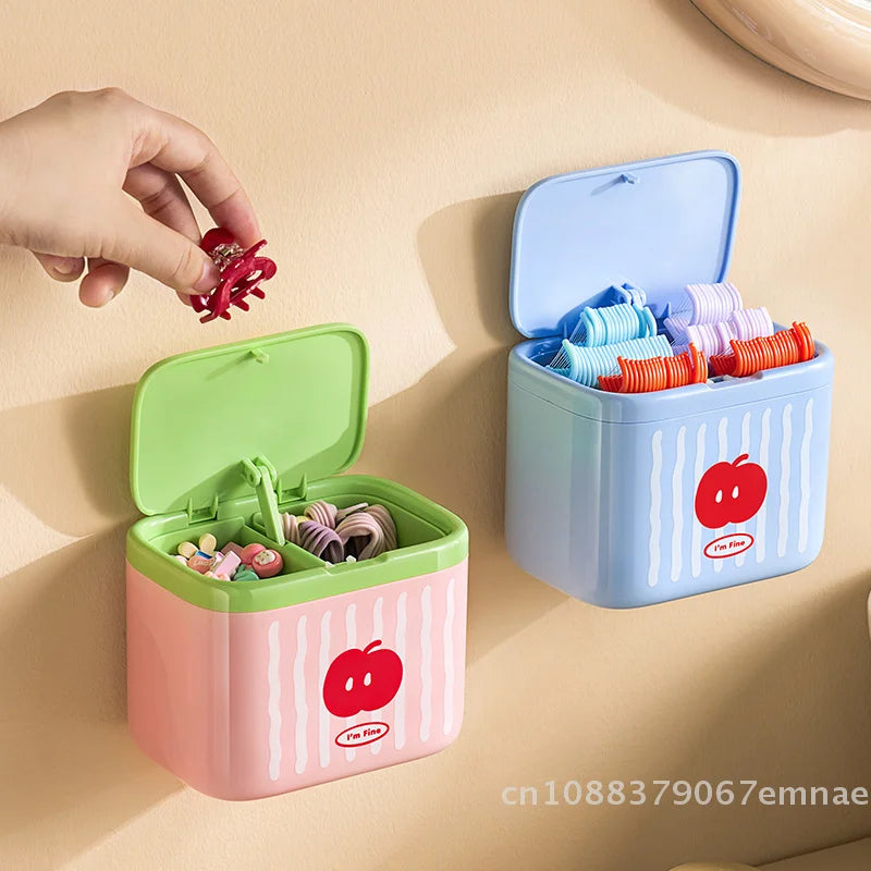 Clear Cotton Swab and Q-Tip Holder Dispenser