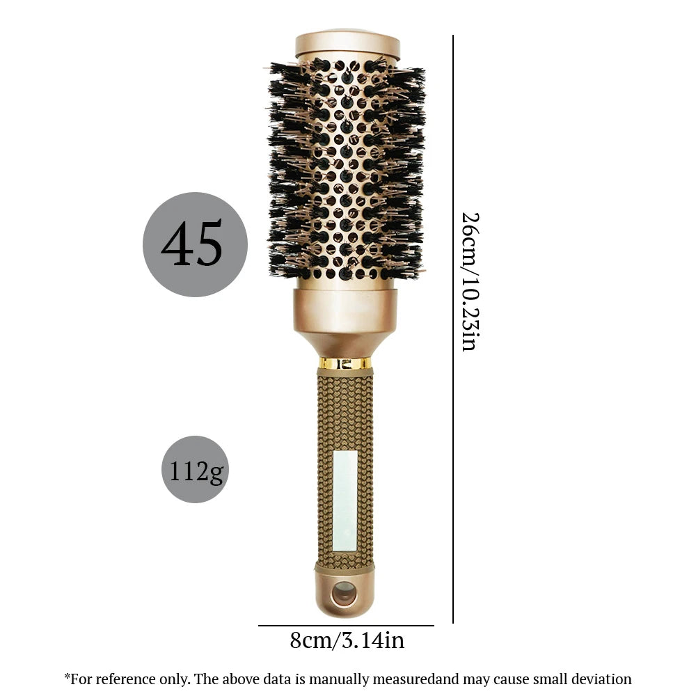 Aluminum Round Barrel Hair Curling Brush
