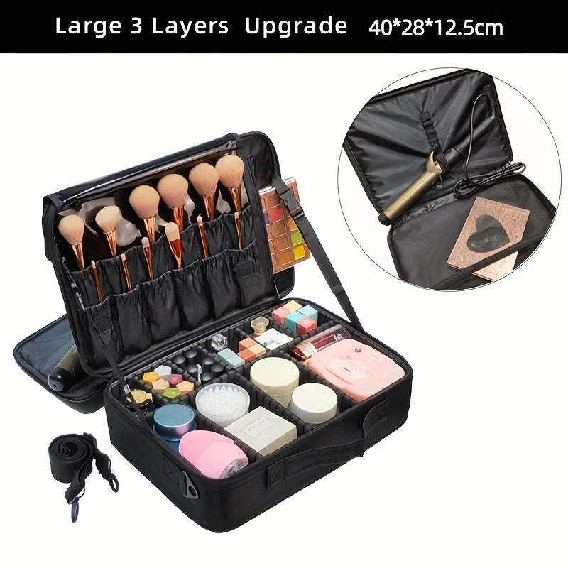 Large-Capacity Oxford Cloth Travel Makeup Bag