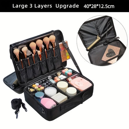 Large-Capacity Oxford Cloth Travel Makeup Bag