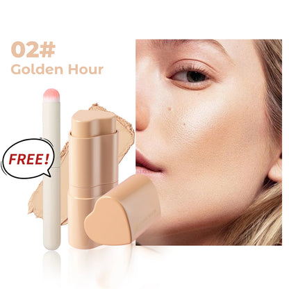 Six-Color Matte Heart Blush 3-in-1 Stick