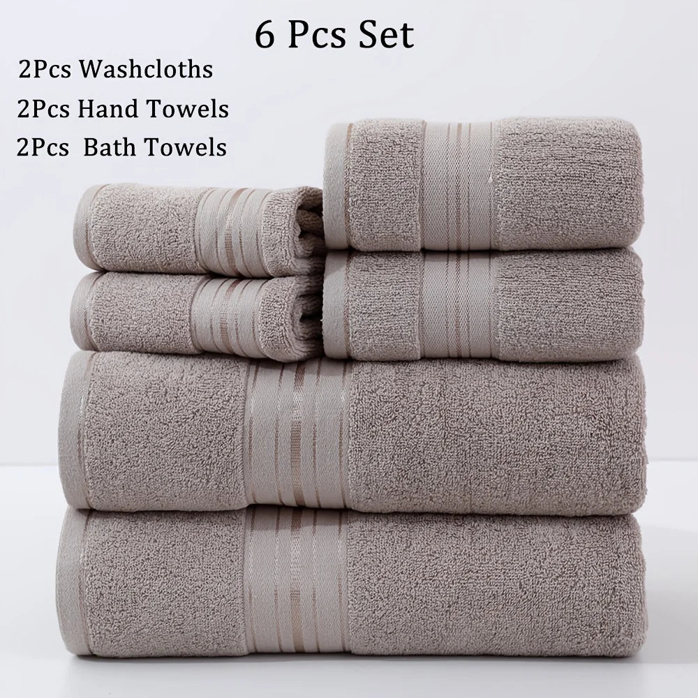 6-Piece Cotton Towel Set