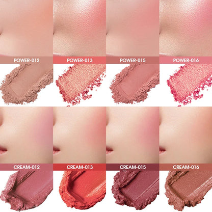 Eight-Color Brightening Blusher Palette