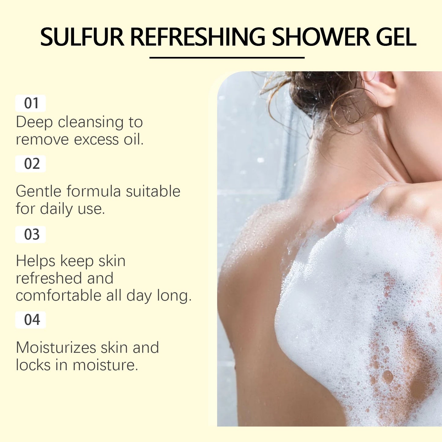 Sulfur Shampoo and Shower Gel Set