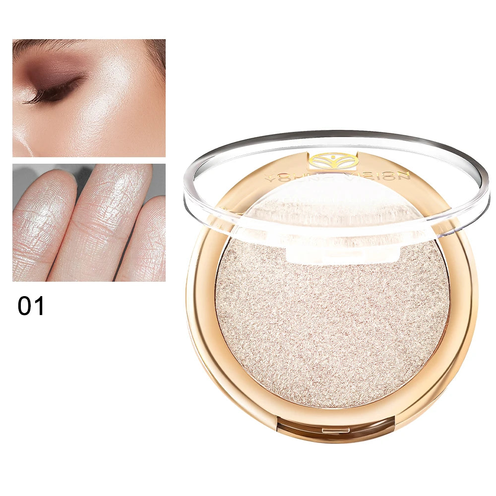 Polarized High-Gloss Highlighting Powder