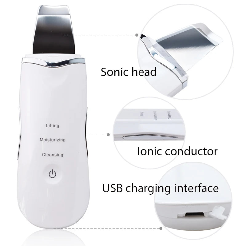 Ultrasonic Deep Face Cleaning Scrubber