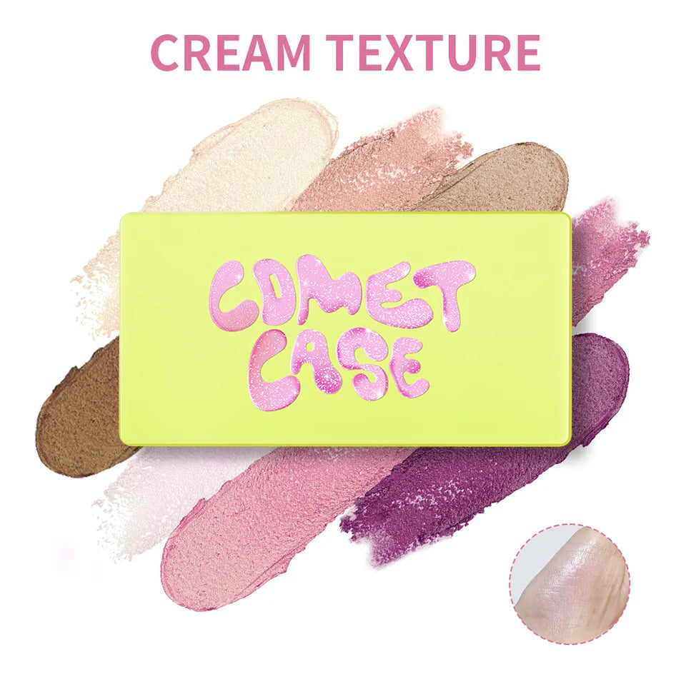 Eight-Color Cream Highlighter Palette