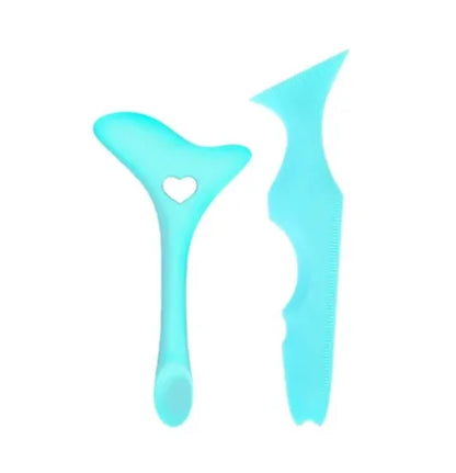 Reusable Silicone Eyeliner Stencil and Mascara Shield Set