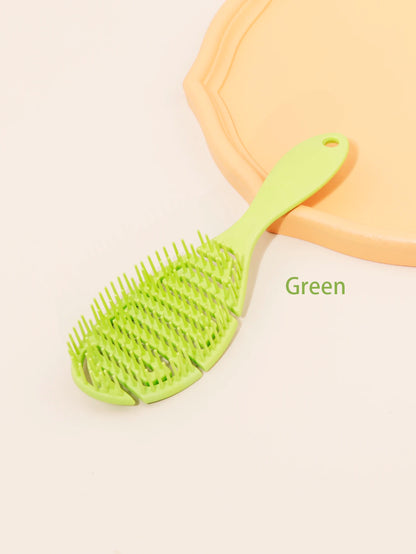 Hollow Ribbed Oval Scalp Massage Comb