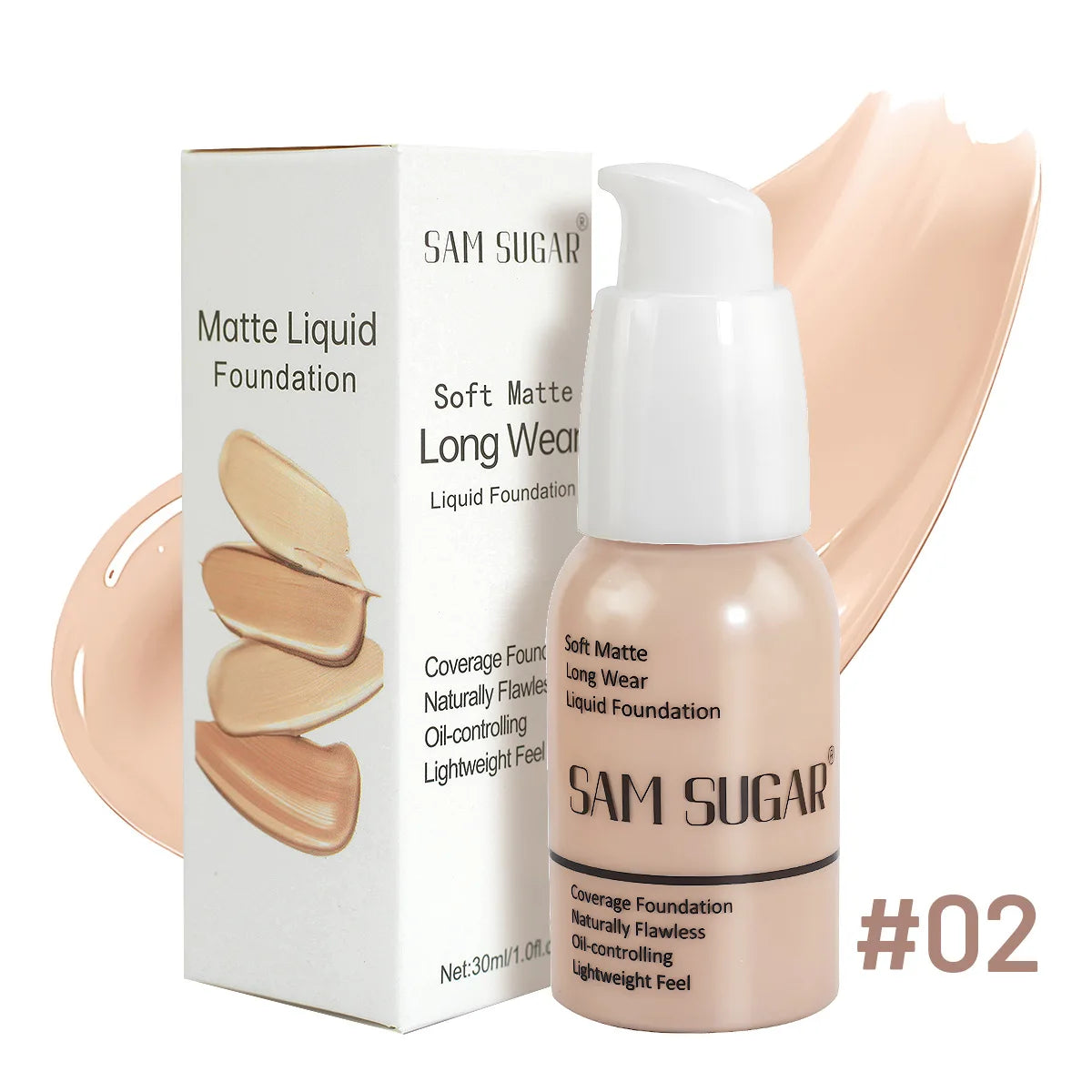 Long-Lasting Waterproof Liquid Concealer Foundation