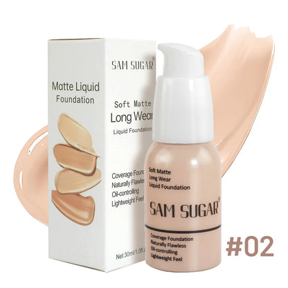 Long-Lasting Waterproof Liquid Concealer Foundation