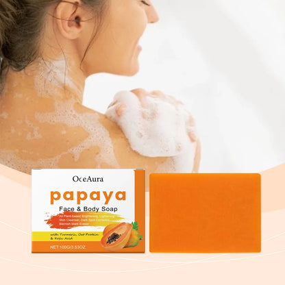 Papaya Turmeric Exfoliating Brightening Soap