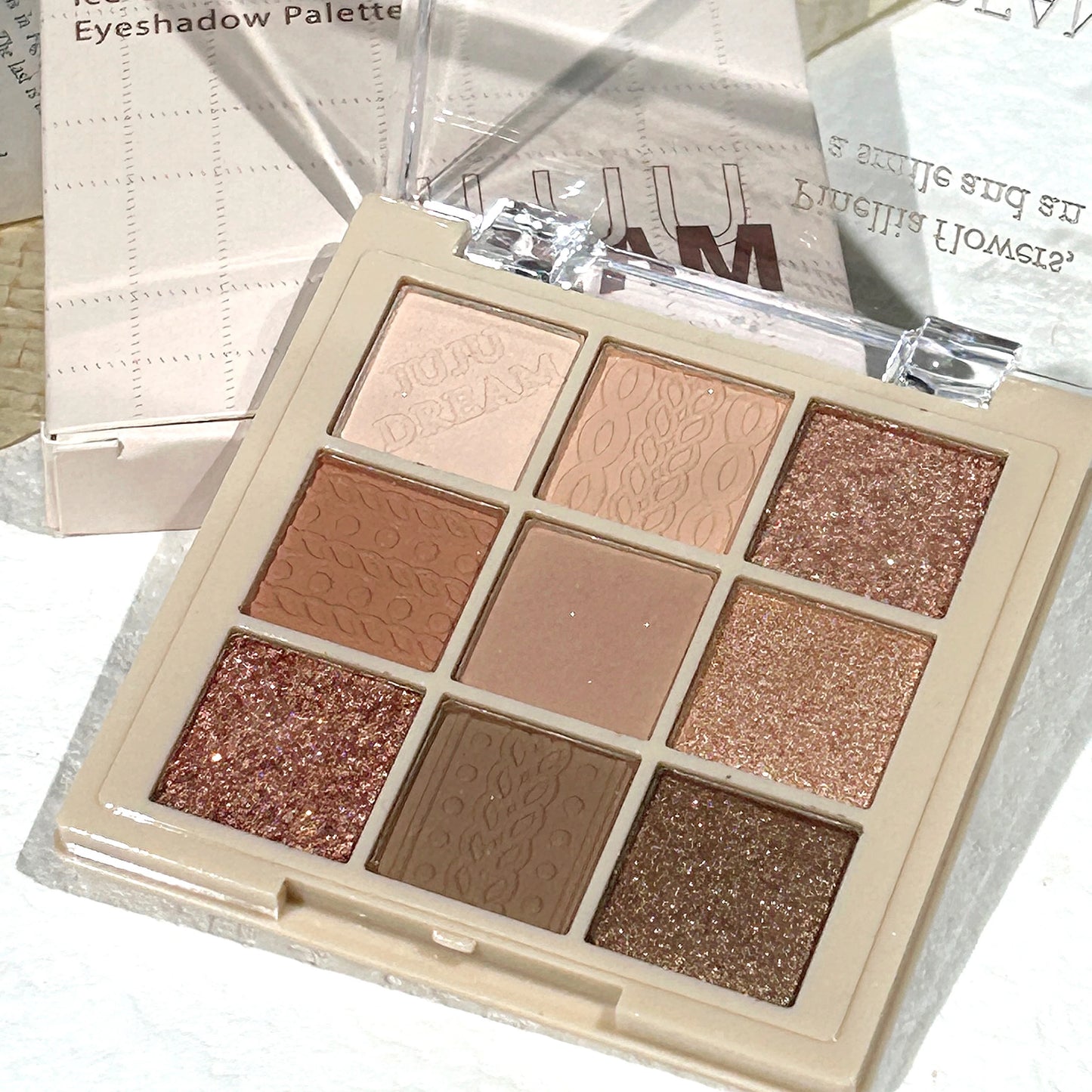 Nine-Color Brown Eyeshadow Palette