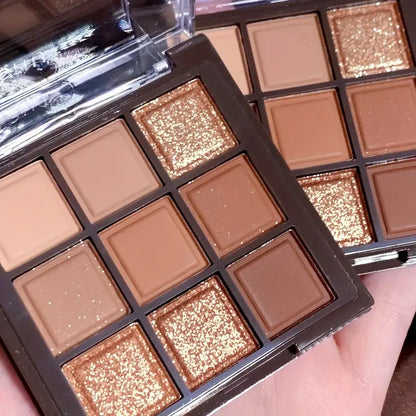 Chocolate 9-Color Eyeshadow Palette