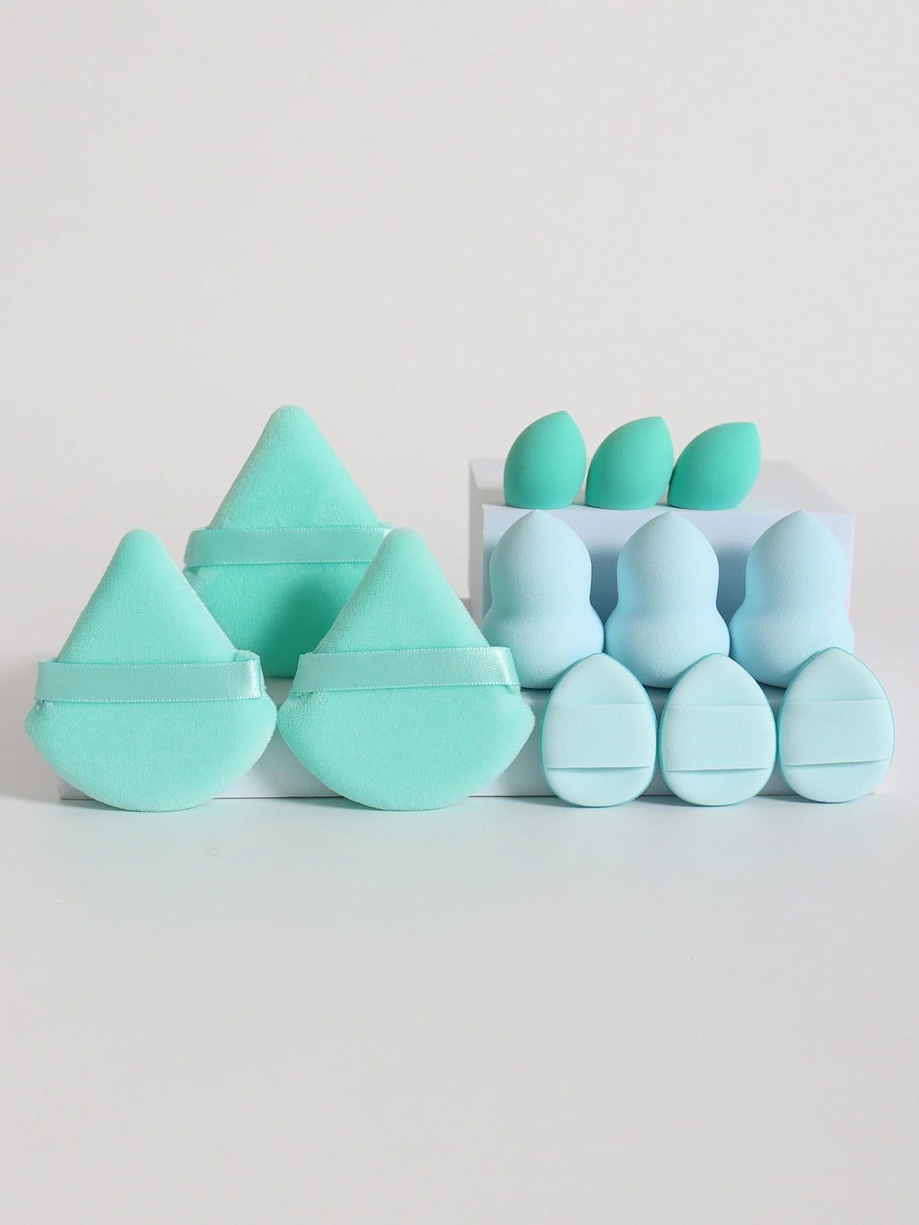 12-Piece All-Purpose Makeup Sponge and Puff Set