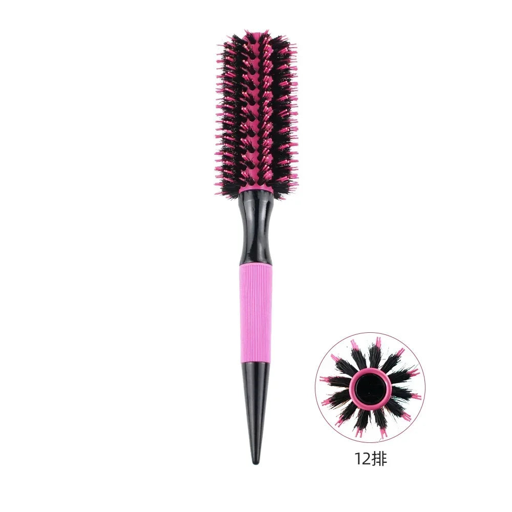 Round Tube Curly Hair Styling Brush for Salon and Barbers