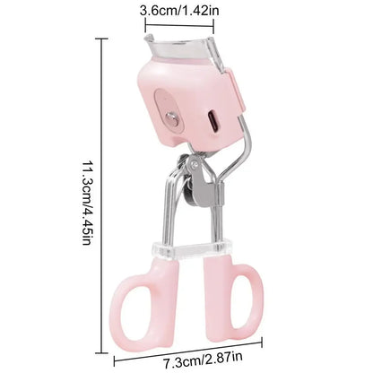 Portable Heated Electric Eyelash Curler Comb