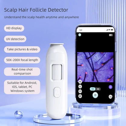 Wireless HD Scalp Analyzer Microscope