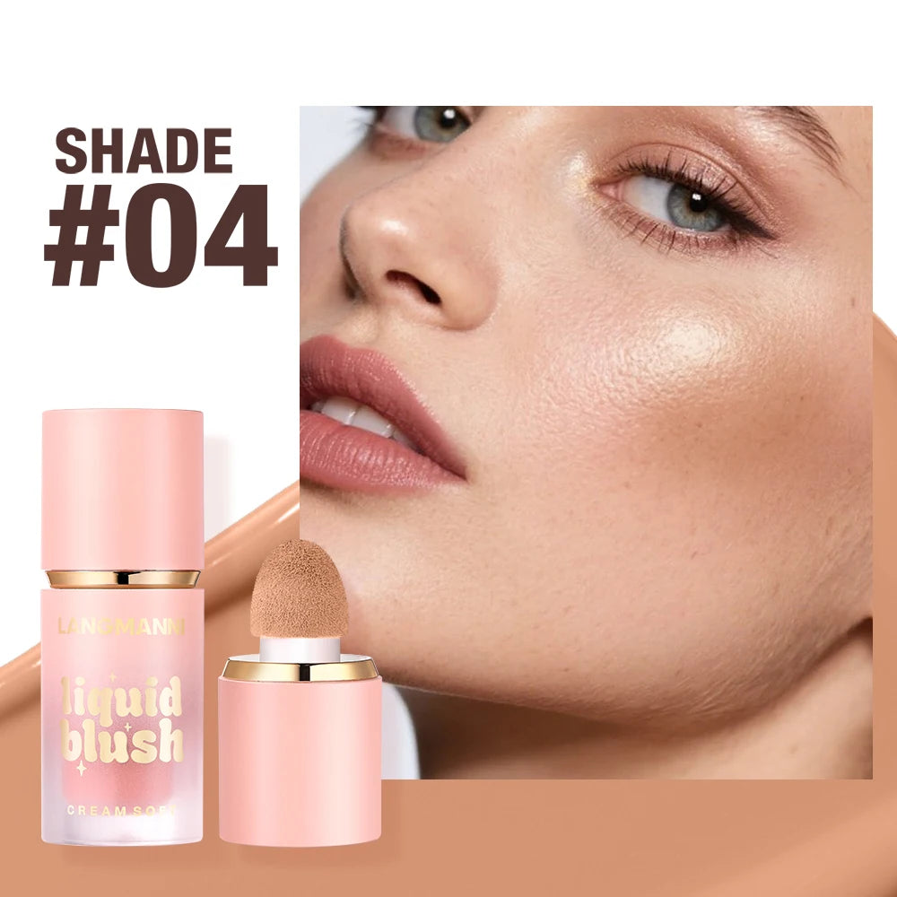 Six-Color Matte Liquid Blush