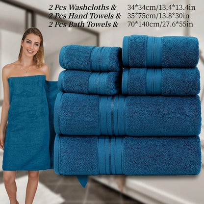 6-Piece Cotton Towel Set