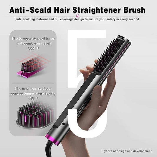 Professional Infrared and Steam Hair Straightener