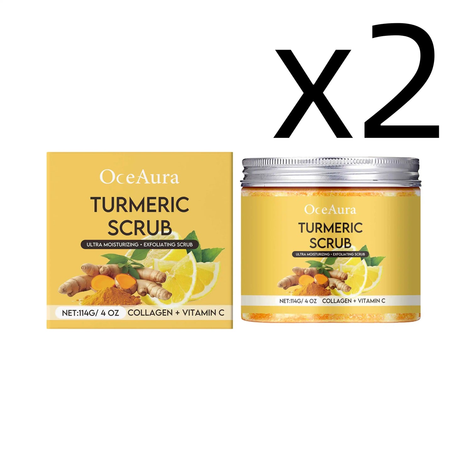 Turmeric Lemon Body Scrub