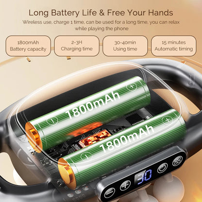 30-Head High-Frequency Massage Gun