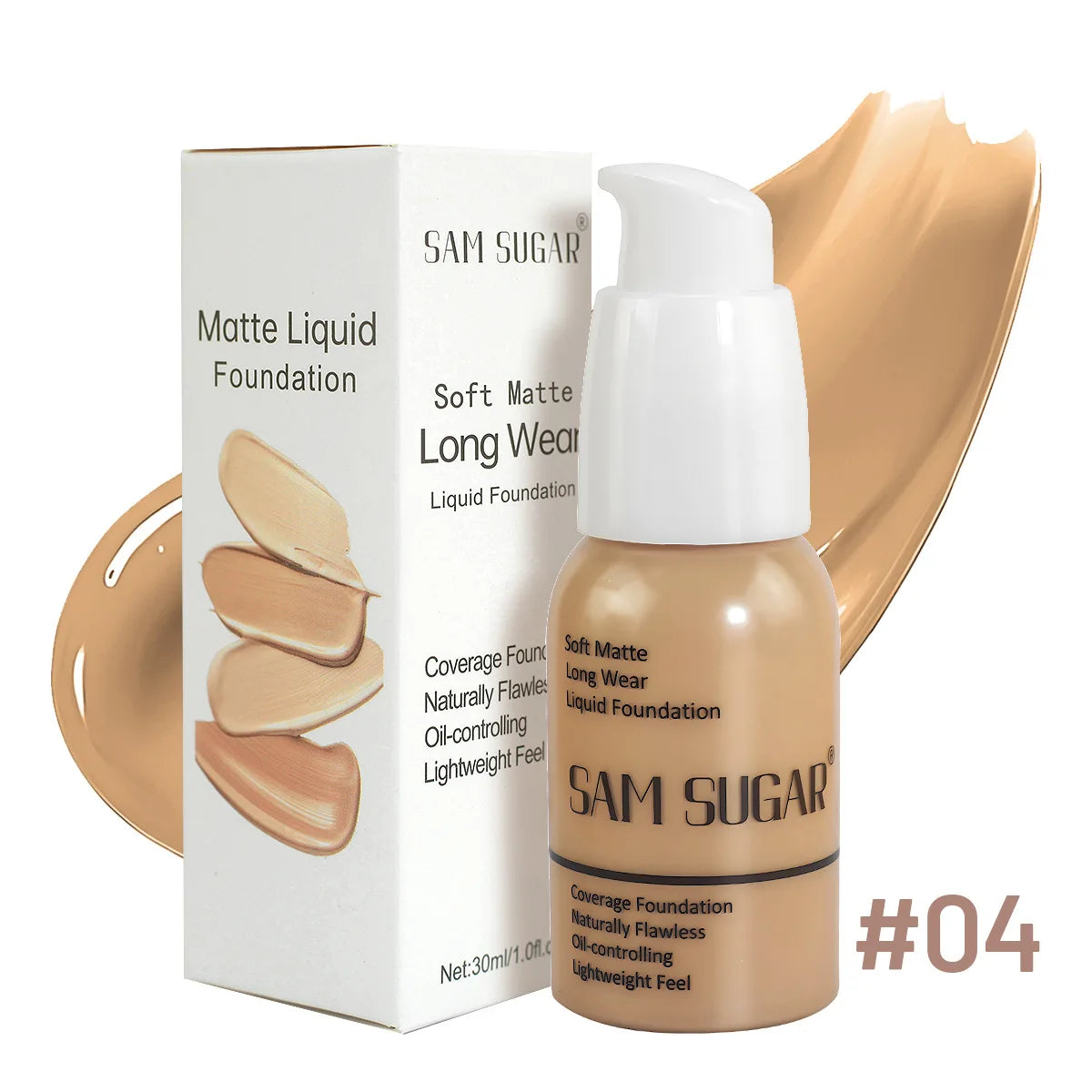 Long-Lasting Waterproof Liquid Concealer Foundation