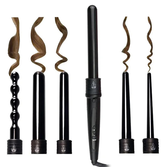 5-in-1 Interchangeable Hair Curling Set