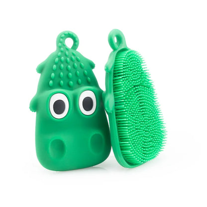 Cute Crocodile Silicone Bath Brush