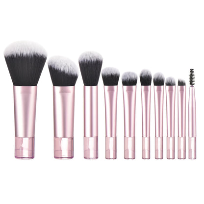 Mini Travel Makeup Brush and Puff Set