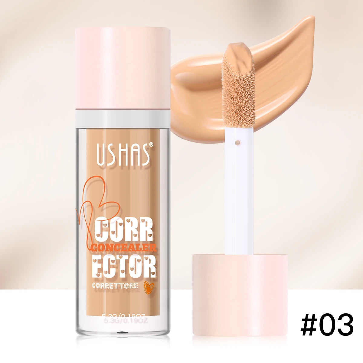 Twelve-Color Waterproof Brightening Concealer
