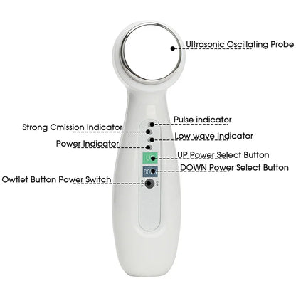 1MHz Ultrasonic Cavitation Facial and Body Tightening Slimming Device